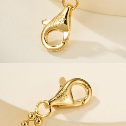 [Amore Jewels]TRINITY LARGE FULL DIAMOND  NECKLACE