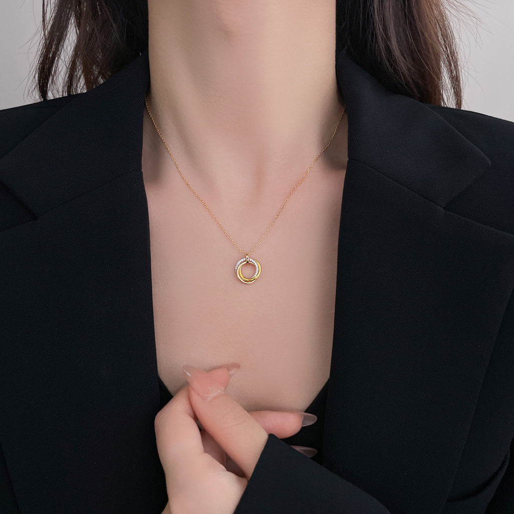 [Amore Jewels]TRINITY SMALL NECKLACE