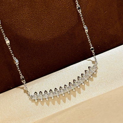 [Amore Jewels]CLASH  SMALL FULL DIAMOND NECKLACE