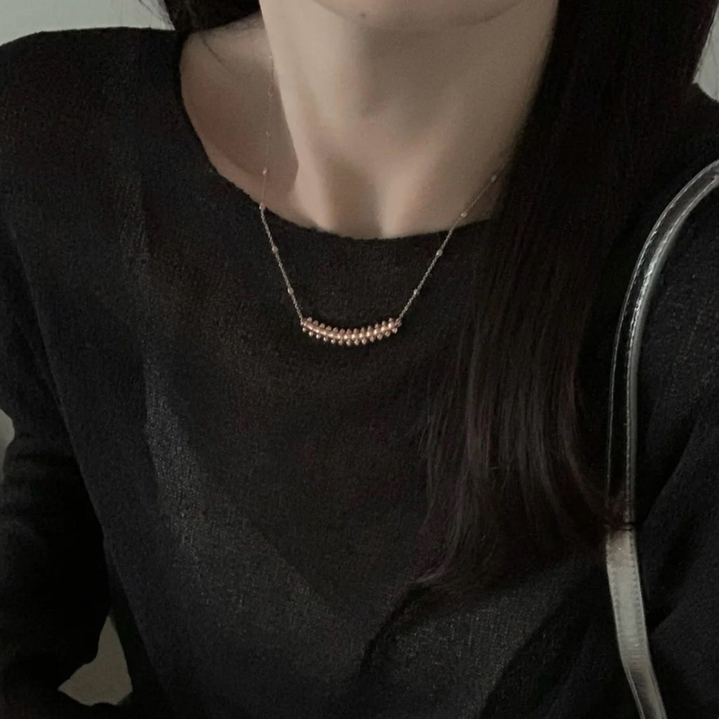 [Amore Jewels]CLASH  SMALL FULL DIAMOND NECKLACE