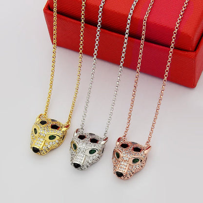[Amore Jewels]PANTHERE FULL DIAMOND NECKLACE