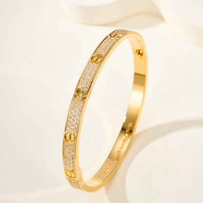 [Amore Jewels]LOVE BRACELET 4.8MM DIAMOND-PAVED