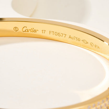 [Amore Jewels]LOVE BRACELET 4.8MM DIAMOND-PAVED