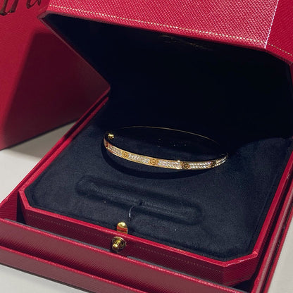 [Amore Jewels]LOVE BRACELET 3.65MM DIAMOND-PAVED