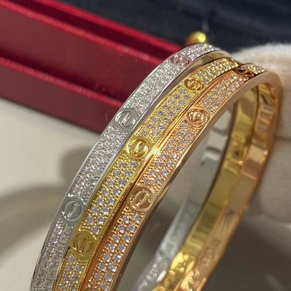 [Amore Jewels]LOVE BRACELET 3.65MM DIAMOND-PAVED
