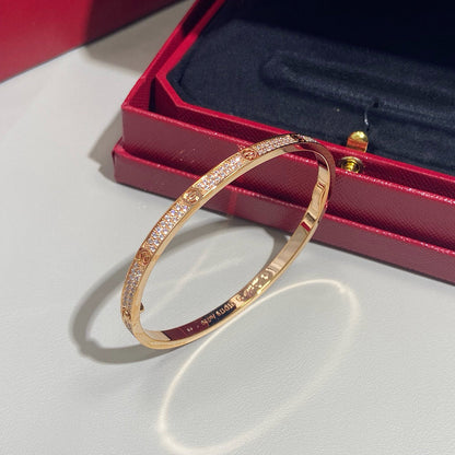 [Amore Jewels]LOVE BRACELET 3.65MM DIAMOND-PAVED