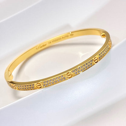 [Amore Jewels]LOVE BRACELET 3.65MM DIAMOND-PAVED