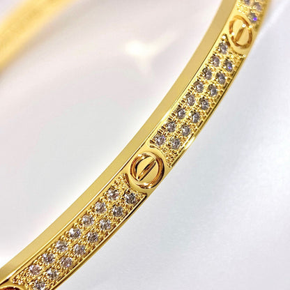 [Amore Jewels]LOVE BRACELET 3.65MM DIAMOND-PAVED