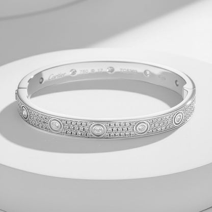 [Amore Jewels]LOVE BRACELET 6.1MM DIAMOND-PAVED 10 BIG DIAMONDS
