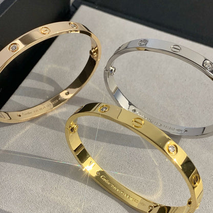 [Amore Jewels]LOVE BRACELET 6.1MM 4 DIAMONDS