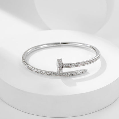 [Amore Jewels]JUSTE BRACELET 3.5MM ALL DIAMONDS