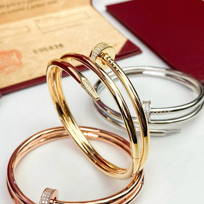 [Amore Jewels]JUSTE BRACELET 3.5MM DOUBLE ROW DIAMOND