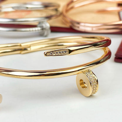 [Amore Jewels]JUSTE BRACELET 3.5MM DOUBLE ROW DIAMOND