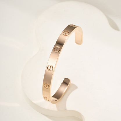 [Amore Jewels]LOVE BRACELET 6.1MM OPEN CUFF