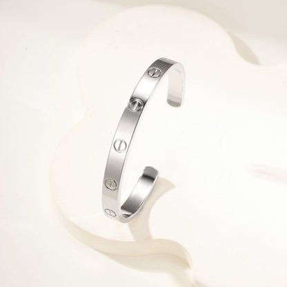 [Amore Jewels]LOVE BRACELET 6.1MM OPEN CUFF
