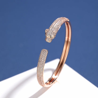 [Amore Jewels]PANTHERE FULL DIAMOND OPEN BRACELET