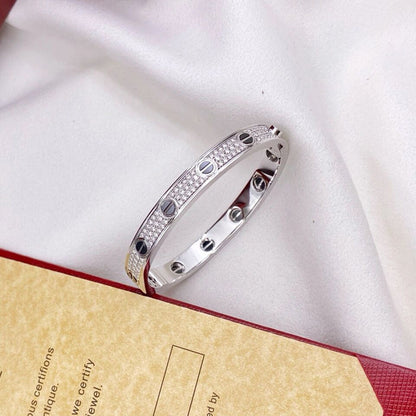 [Amore Jewels]LOVE BRACELET 6.1MM DIAMOND-PAVED CERAMIC