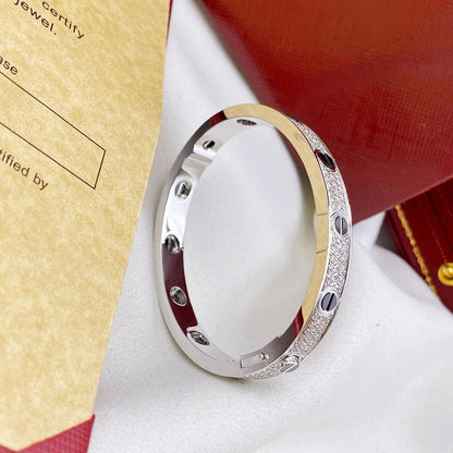 [Amore Jewels]LOVE BRACELET 6.1MM DIAMOND-PAVED CERAMIC