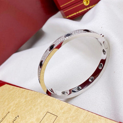 [Amore Jewels]LOVE BRACELET 6.1MM DIAMOND-PAVED CERAMIC