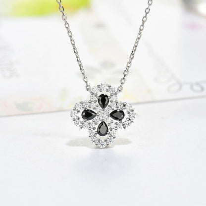 [Amore Jewels]LOOP NECKLACE FULL MOTIF DIAMOND 16MM MULTIPLE COLORS