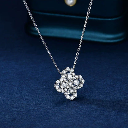 [Amore Jewels]LOOP NECKLACE FULL MOTIF DIAMOND 16MM MULTIPLE COLORS