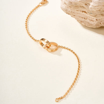 [Amore Jewels]LOVE BRACELET DOUBLE RING