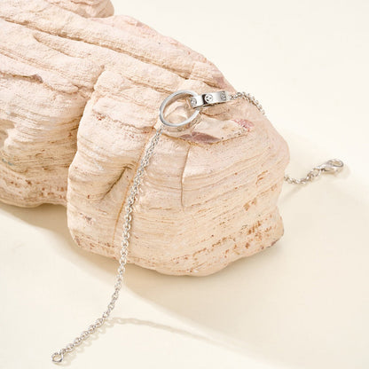 [Amore Jewels]LOVE BRACELET DOUBLE RING
