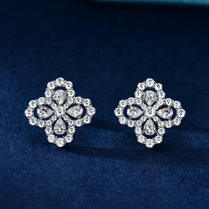 [Amore Jewels]LOOP EARRINGS FULL MOTIF DIAMOND 16MM