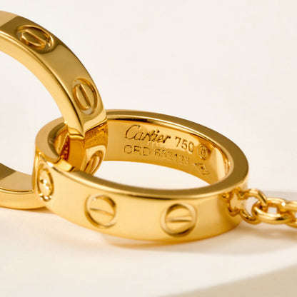 [Amore Jewels]LOVE BRACELET DOUBLE RING