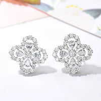 [Amore Jewels]LOOP EARRINGS FULL MOTIF DIAMOND 16MM