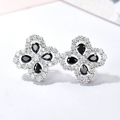 [Amore Jewels]LOOP EARRINGS FULL MOTIF DIAMOND 16MM