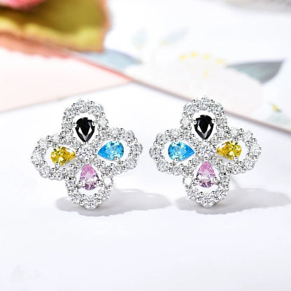 [Amore Jewels]LOOP EARRINGS FULL MOTIF DIAMOND 16MM