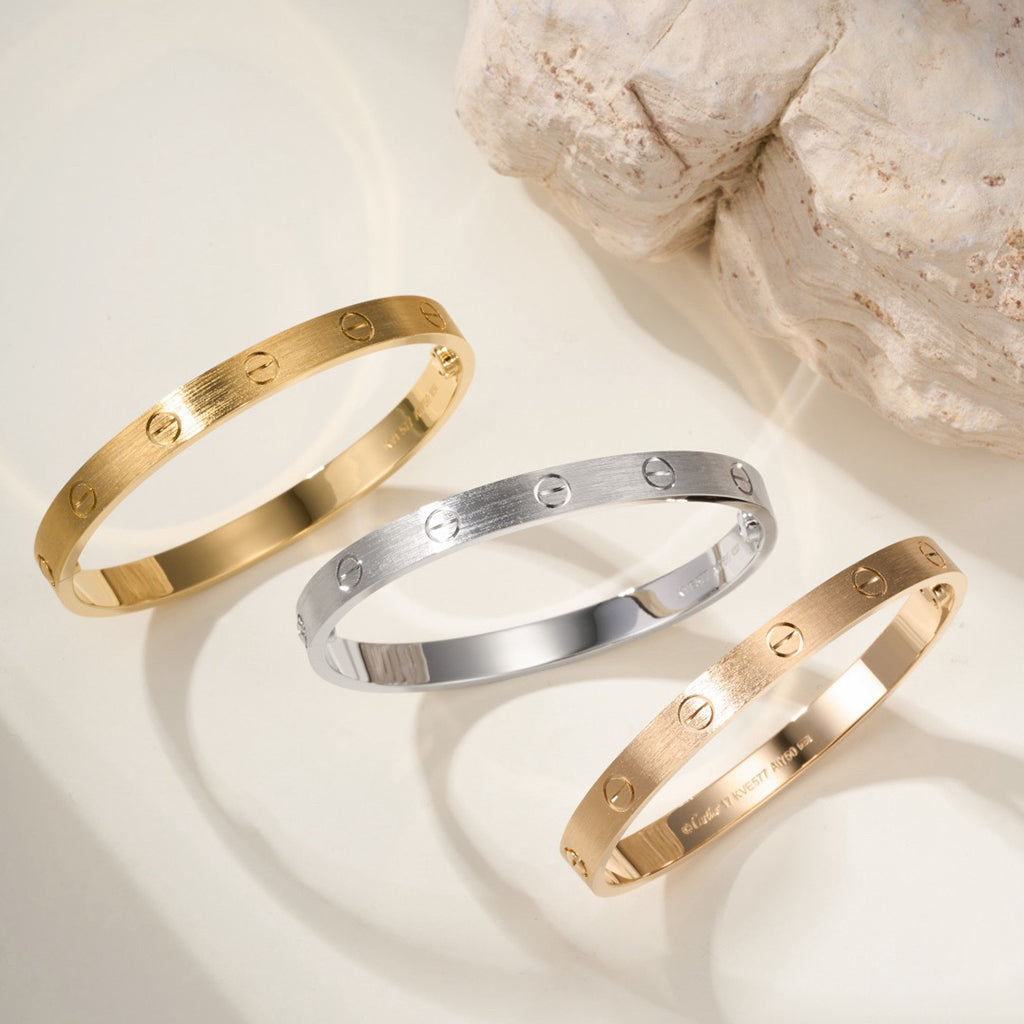[Amore Jewels]LOVE BRACELET 6.1MM BRUSHED
