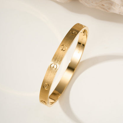 [Amore Jewels]LOVE BRACELET 6.1MM BRUSHED