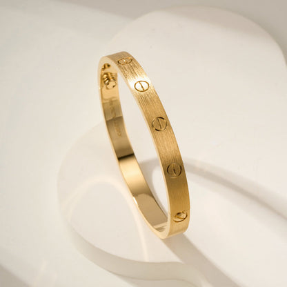[Amore Jewels]LOVE BRACELET 6.1MM BRUSHED