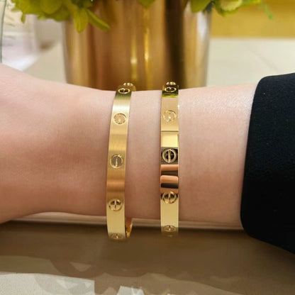 [Amore Jewels]LOVE BRACELET 6.1MM BRUSHED
