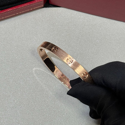 [Amore Jewels]LOVE BRACELET 6.1MM BRUSHED