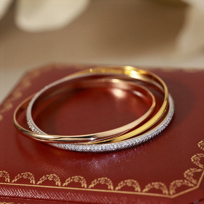 [Amore Jewels]TRINITY 2.8MM SMALL BRACELET