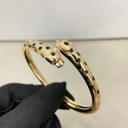 [Amore Jewels]PANTHERE DOUBLE HEADED OPEN BRACELET