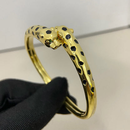 [Amore Jewels]PANTHERE DOUBLE HEADED OPEN BRACELET