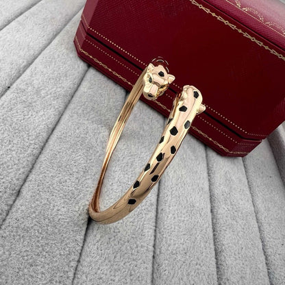 [Amore Jewels]PANTHERE DOUBLE HEADED OPEN BRACELET