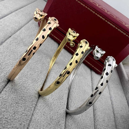 [Amore Jewels]PANTHERE DOUBLE HEADED OPEN BRACELET