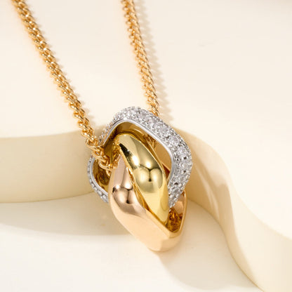 [Amore Jewels]TRINITY CUSHION NECKLACE COLLECTION