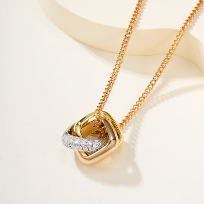 [Amore Jewels]TRINITY CUSHION NECKLACE COLLECTION