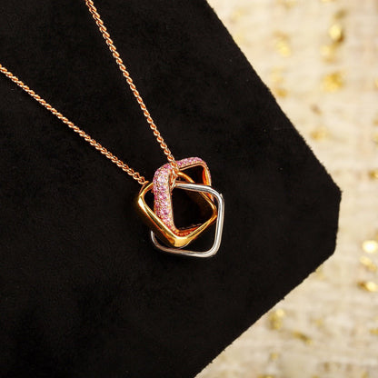 [Amore Jewels]TRINITY CUSHION NECKLACE COLLECTION