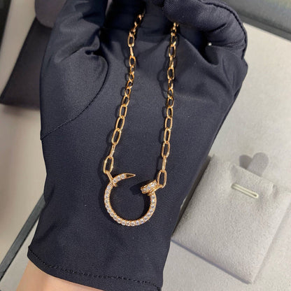 [Amore Jewels]JUSTE NECKLACE FULL DIAMONDS