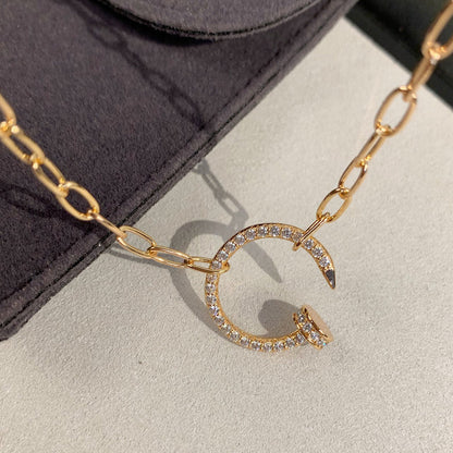 [Amore Jewels]JUSTE NECKLACE FULL DIAMONDS