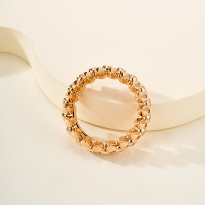 [Amore Jewels]CLASH 6.8MM DIAMOND MEDIUM RING
