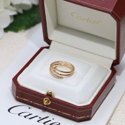 [Amore Jewels]JUSTE RING 4.8MM HALF DIAMOND