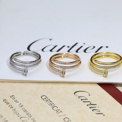 [Amore Jewels]JUSTE RING 4.8MM FULL DIAMOND